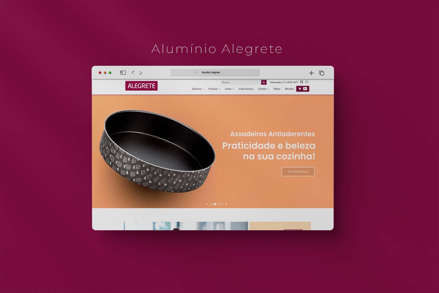 Site Institucional Alumínio Alegrete